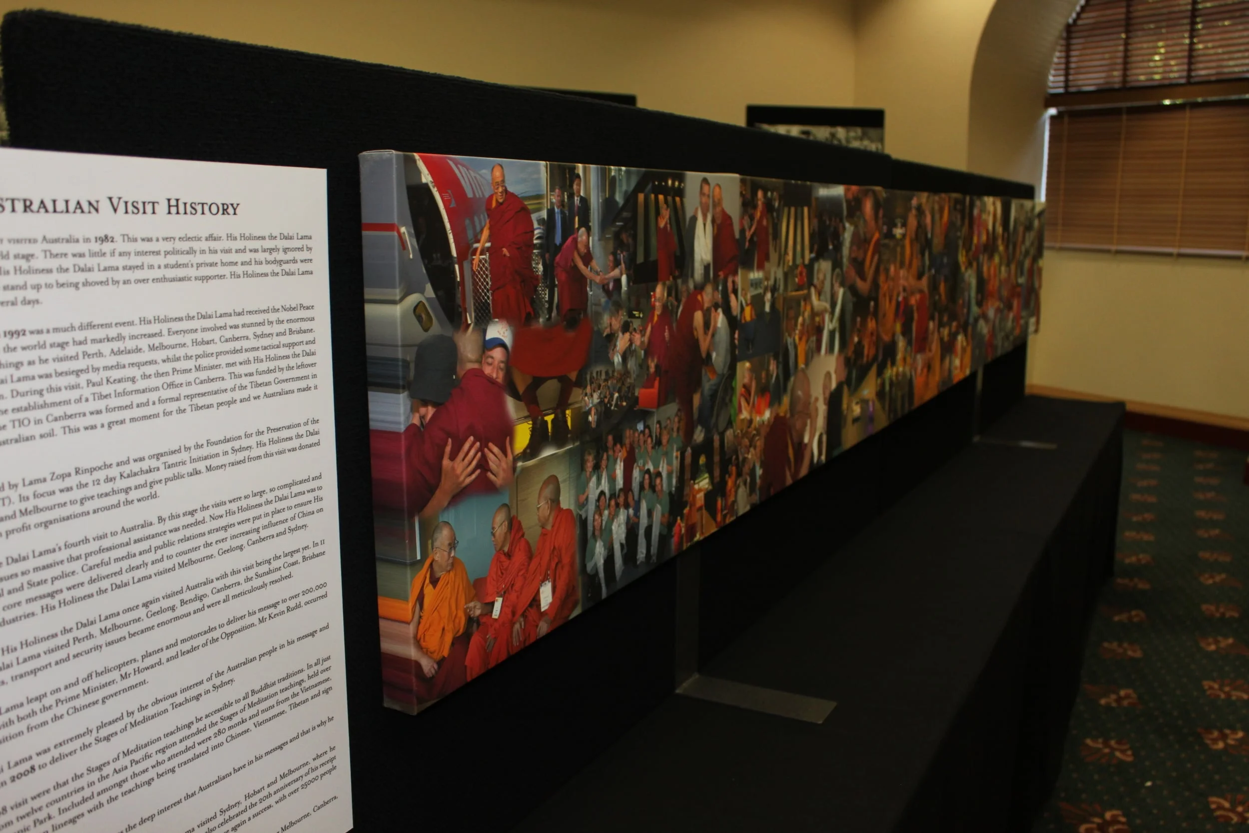 The Dalai Lama's Journey Exhibition Newcastle Town Hall, NSW, 2011