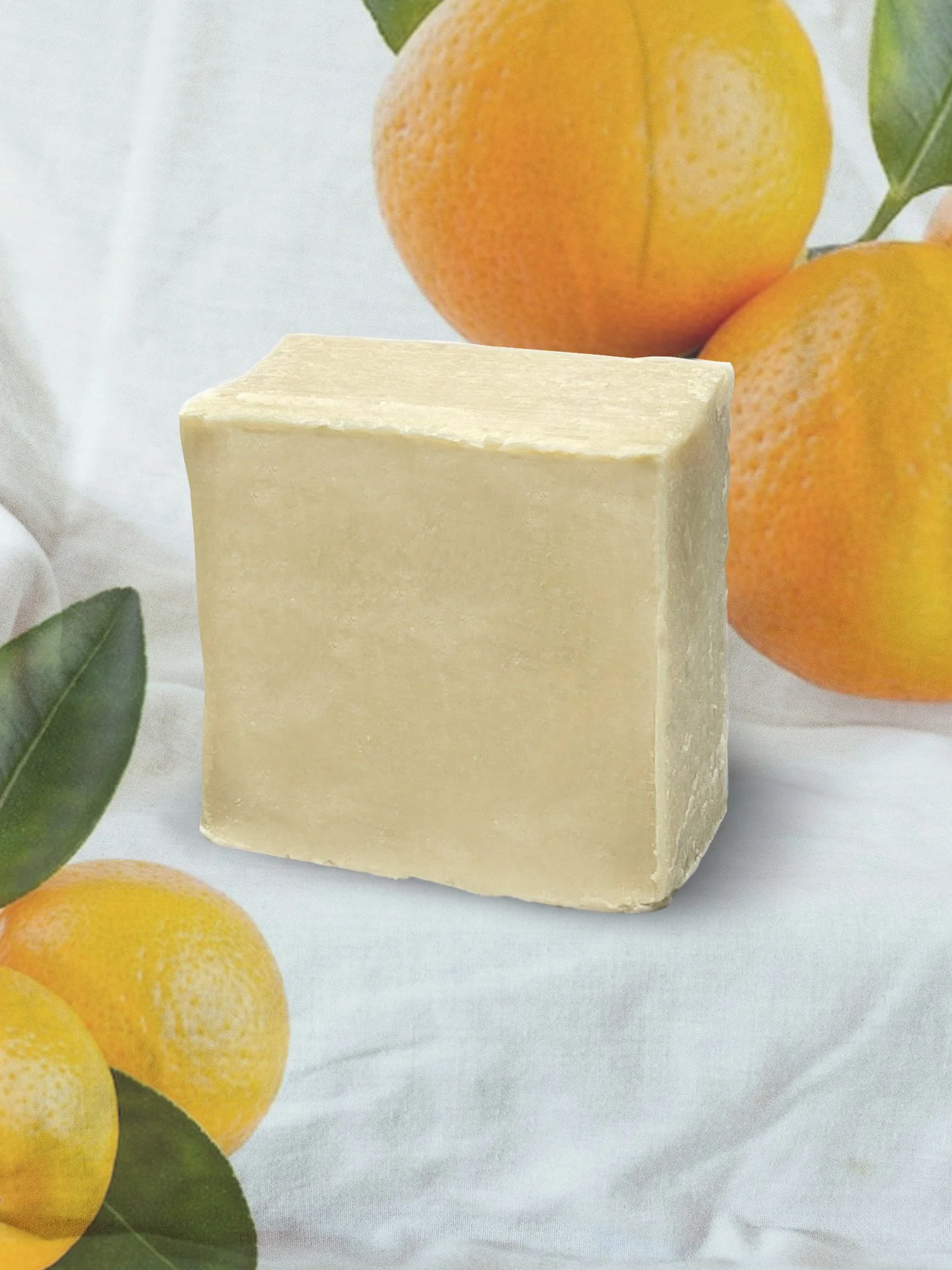 Reine Olivenöl-Seife mit Orangenaroma