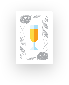 CARTE COUPE DE CHAMPAGNE : S’il s’agit d’une carte Coupe de champagne : il ne se passe rien.