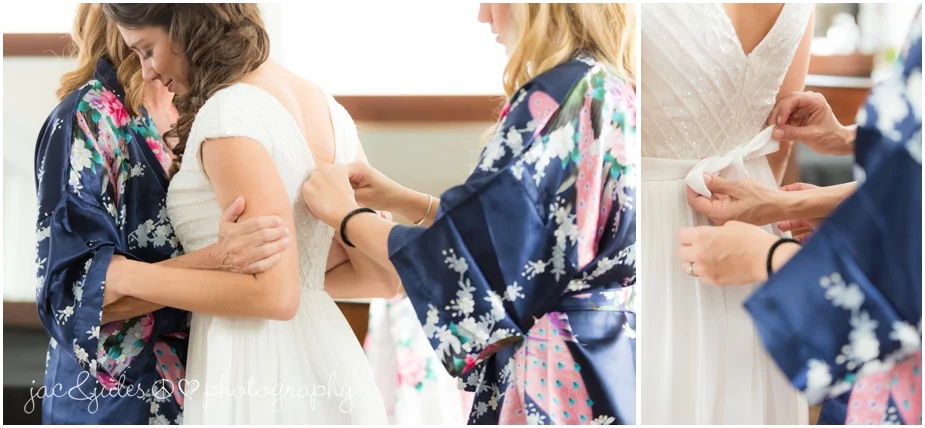 jacnjules photographs a bride getting ready at The Stateroom in LBI