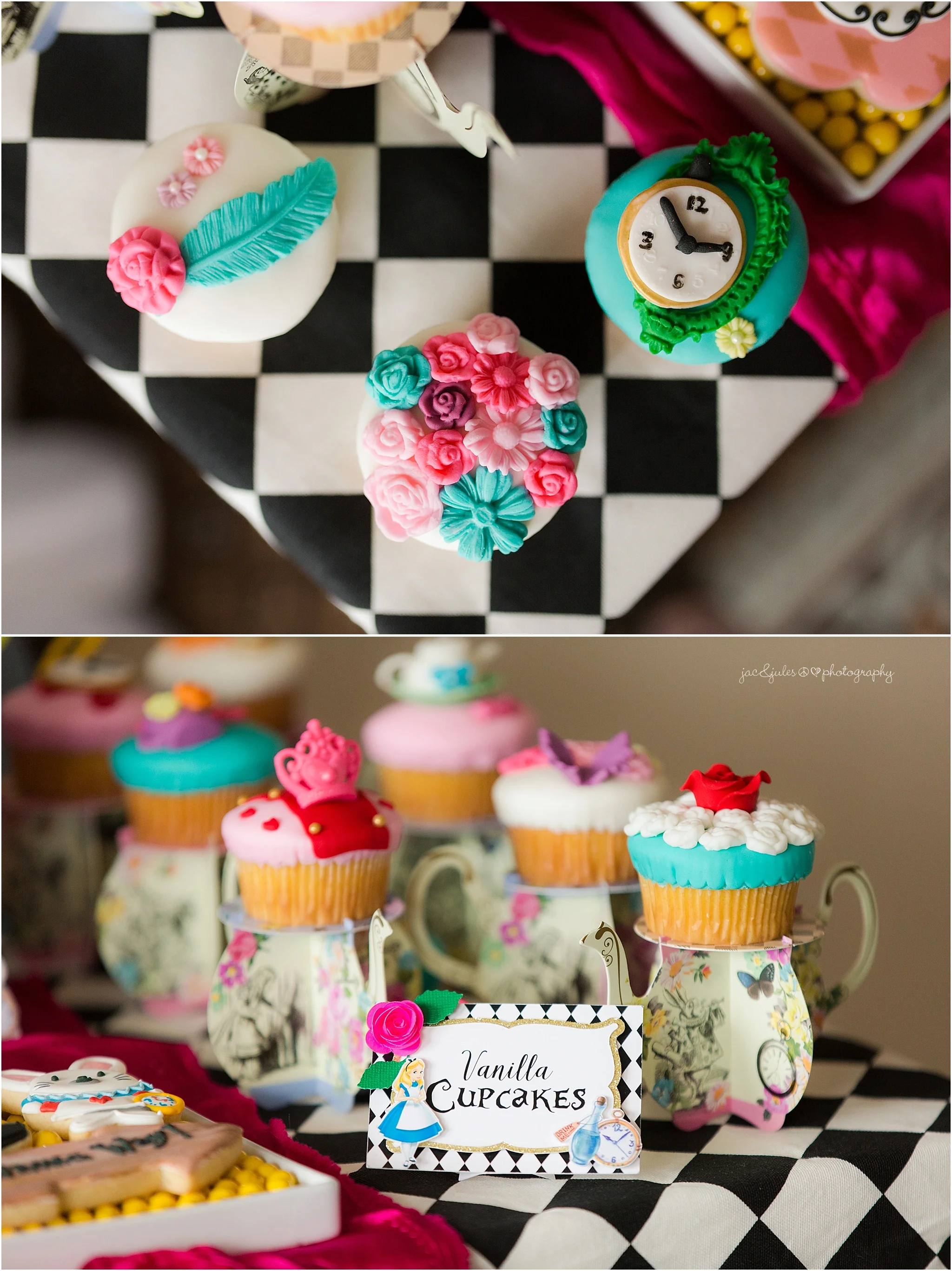jacnjules photographs alice in wonderland themed birthday party in colts neck nj