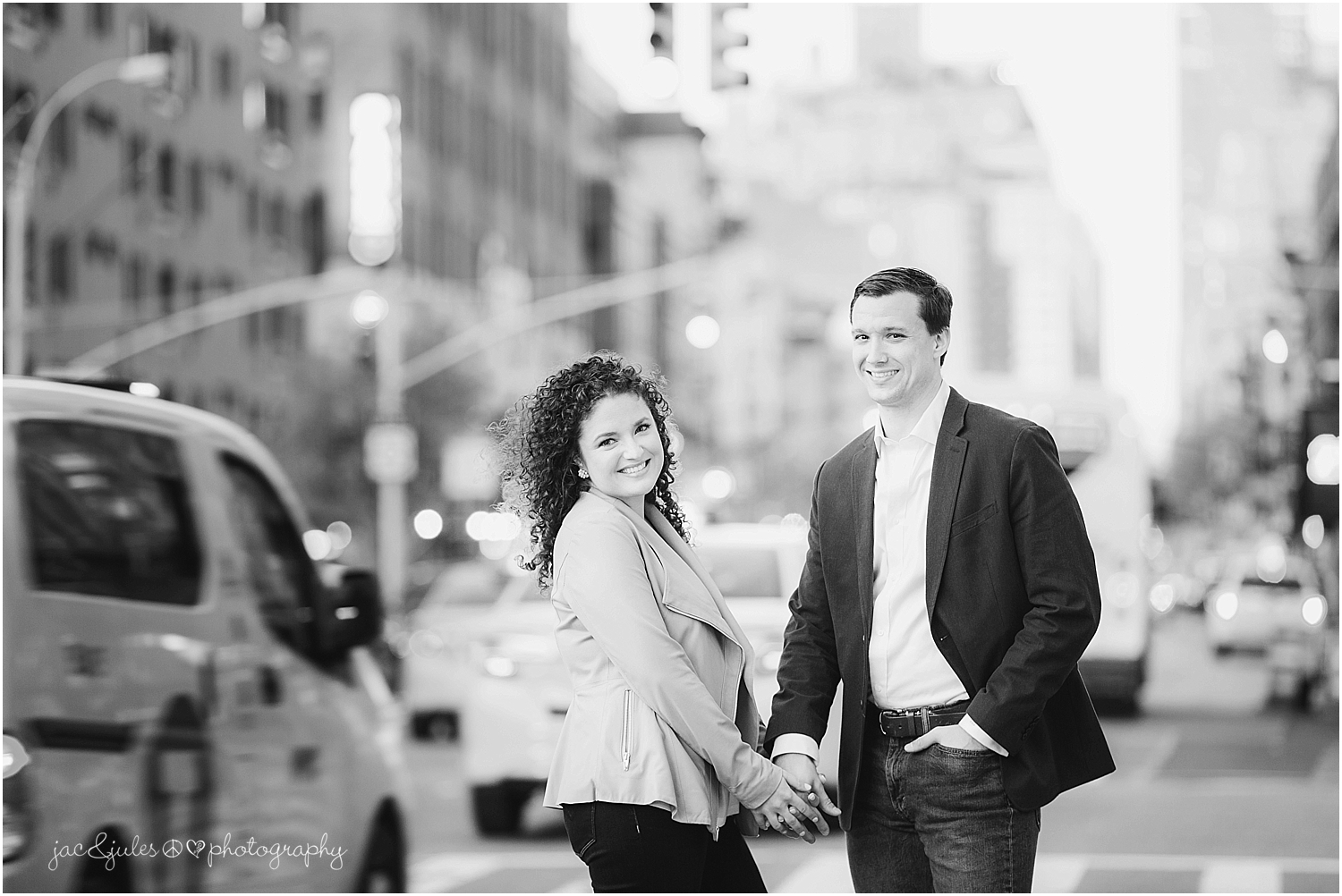 jacnjules photographs engagement in NYC in the meatpacking district