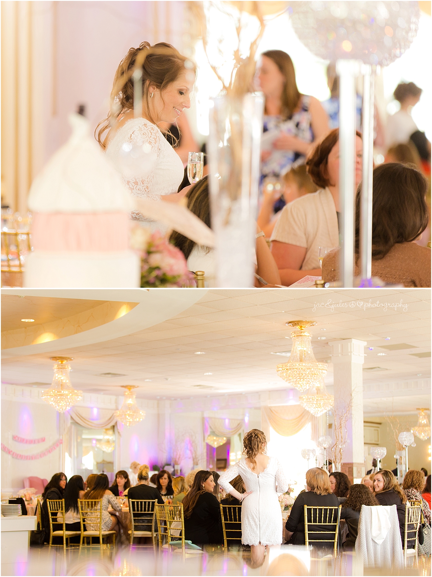 jacnjules photographs bridal shower at Wilshire Grand Hotel in West Orange, NJ