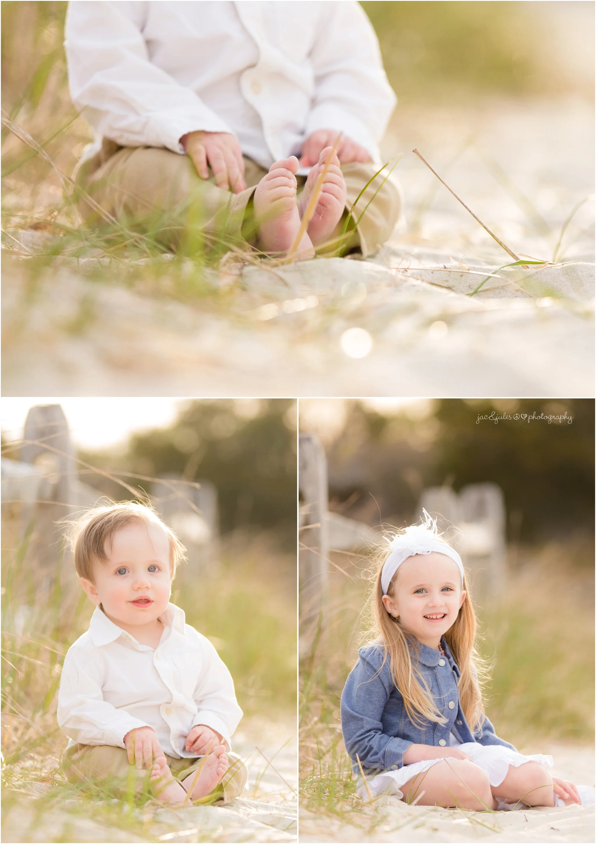 kids beach photos in Island Beach State Park