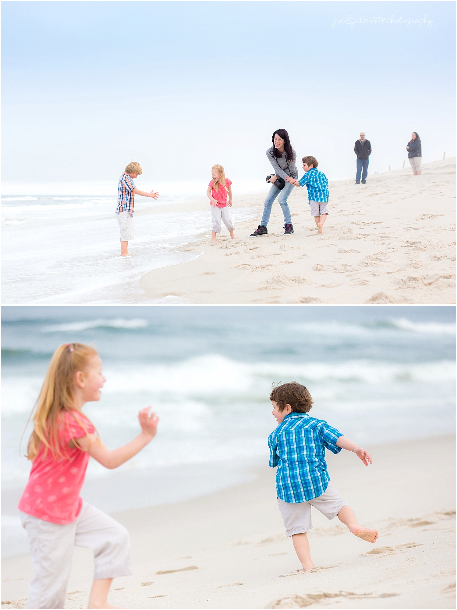 jacnjules photographs children on the beach at the jersey shore