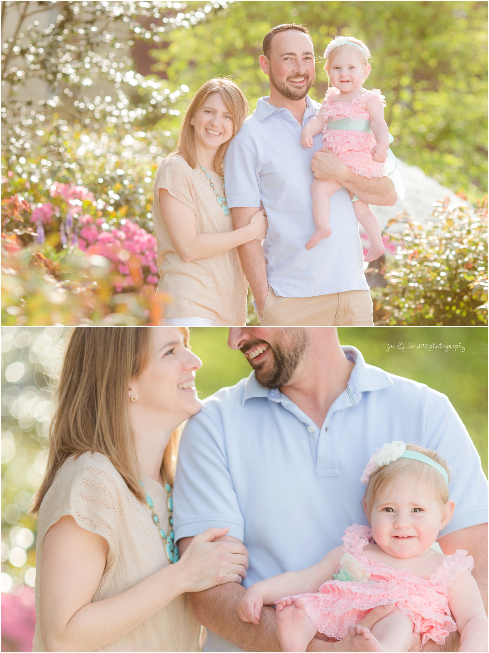 Family photos at St. Catherine's Church in Spring Lake, NJ