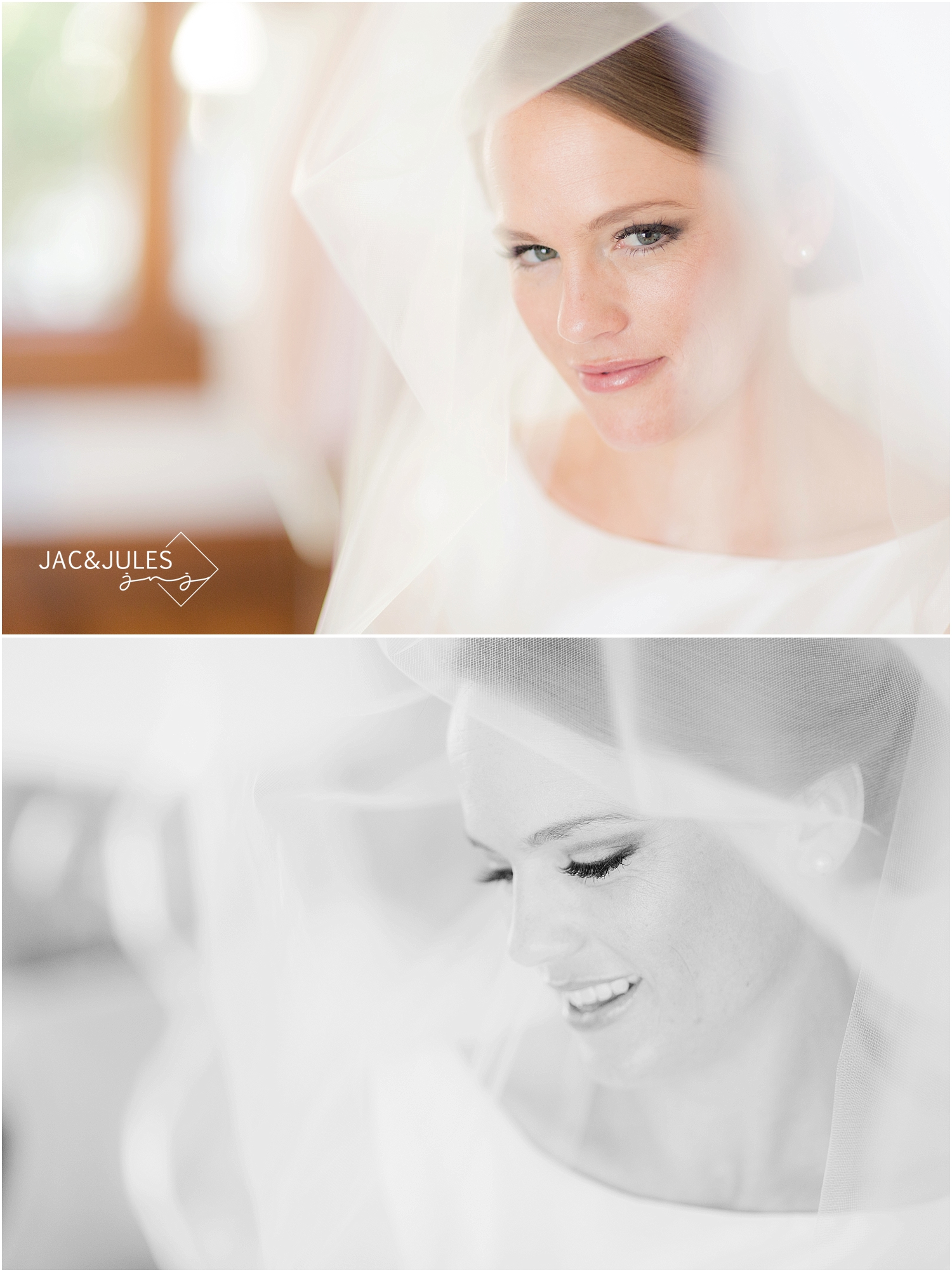 jacnjules photographs bride getting ready for her wedding at st. simon by the sea in mantoloking nj