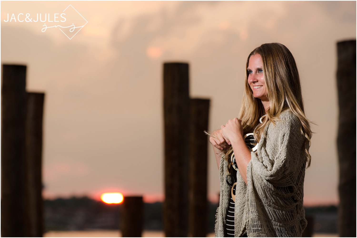 Unique headshots for business mentor Ciji Siddons at her oceanfront apartment in Point Pleasant Beach, NJ.