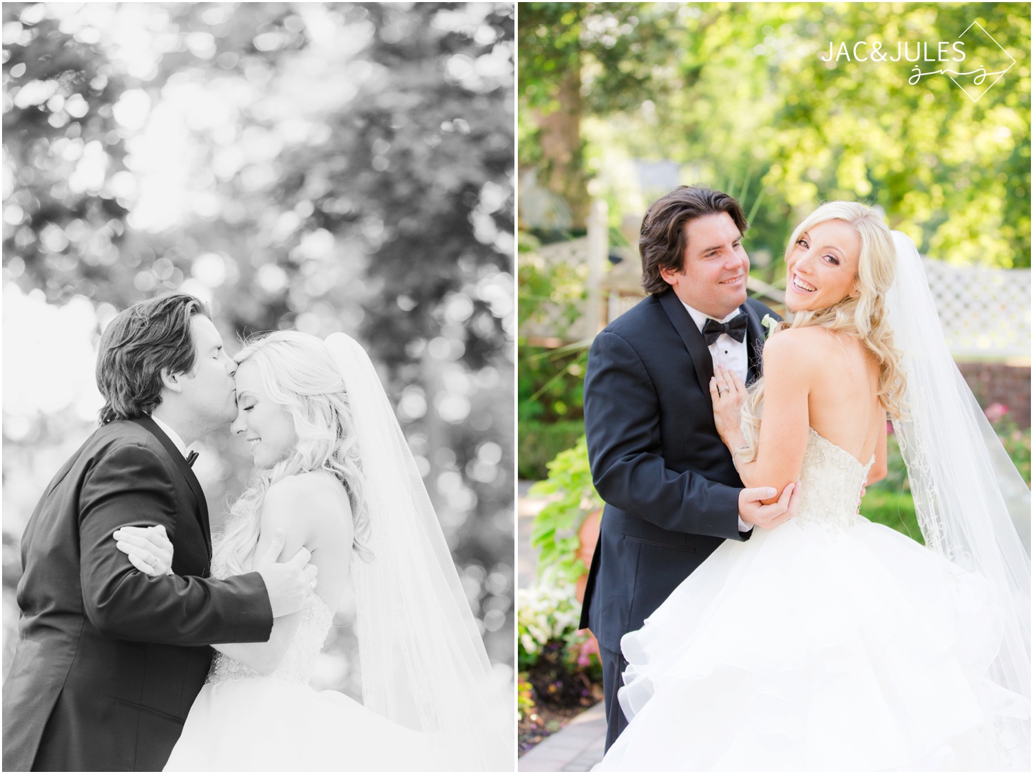 Bride and groom photos at The Shadowbrook in Shrewsbury, NJ.