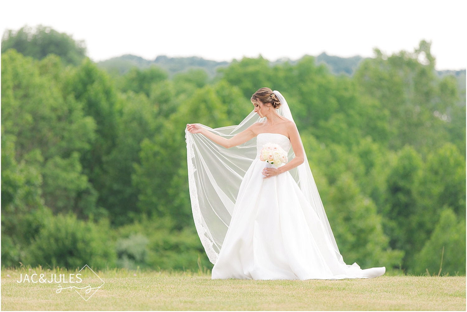 jacnjules photographs bride and groom's wedding at immaculate conception in annandale nj