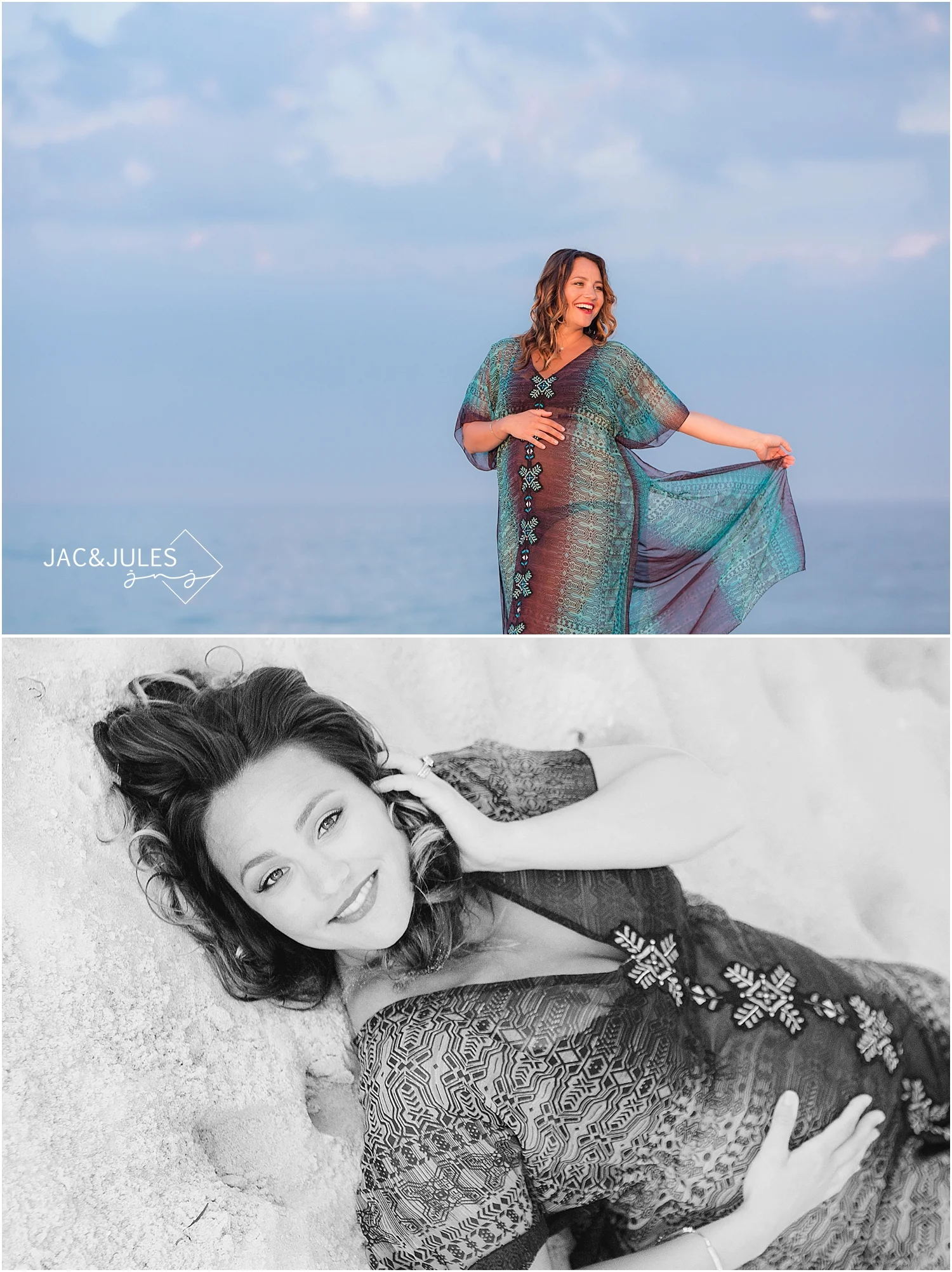 jacnjules photographs maternity photos at at sunset in island beach state park nj