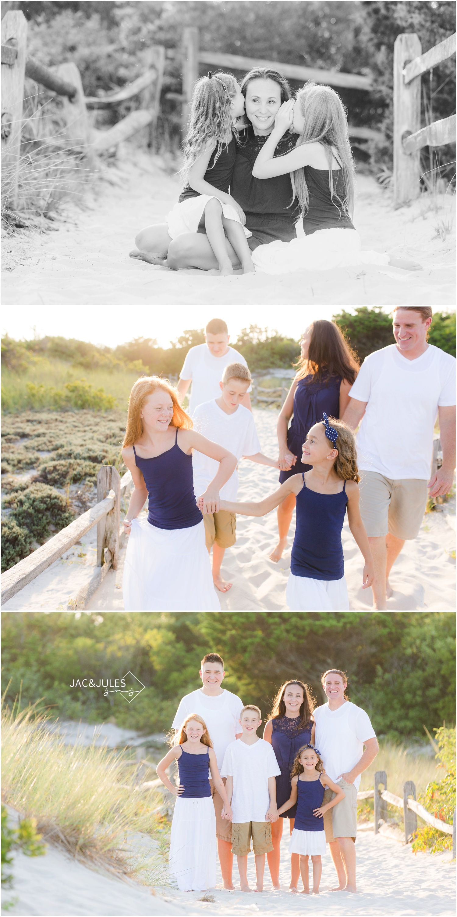 casual Family Photos in Seaside Park, NJ