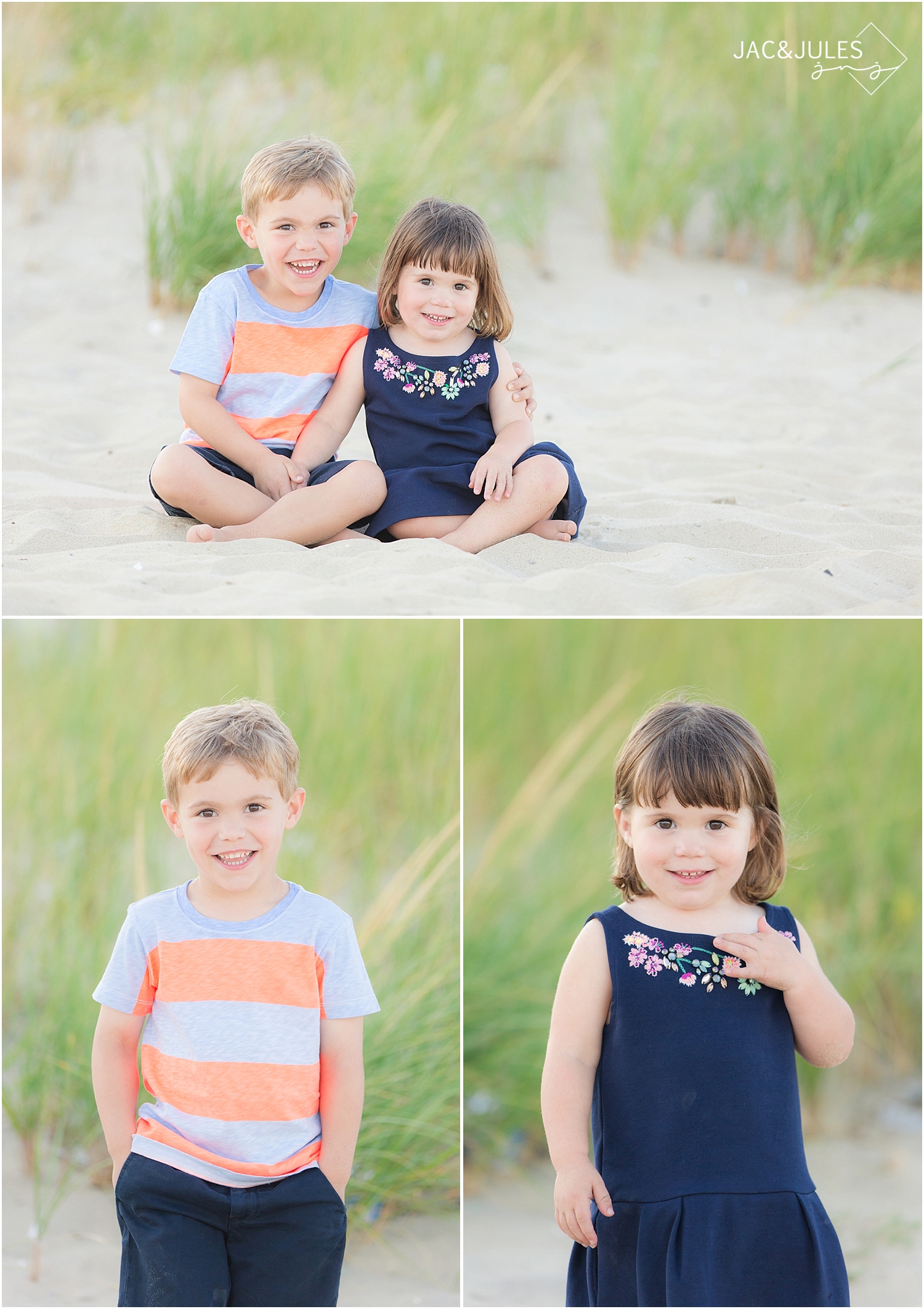 jacnjules takes fun family beach portraits in manasquan, nj