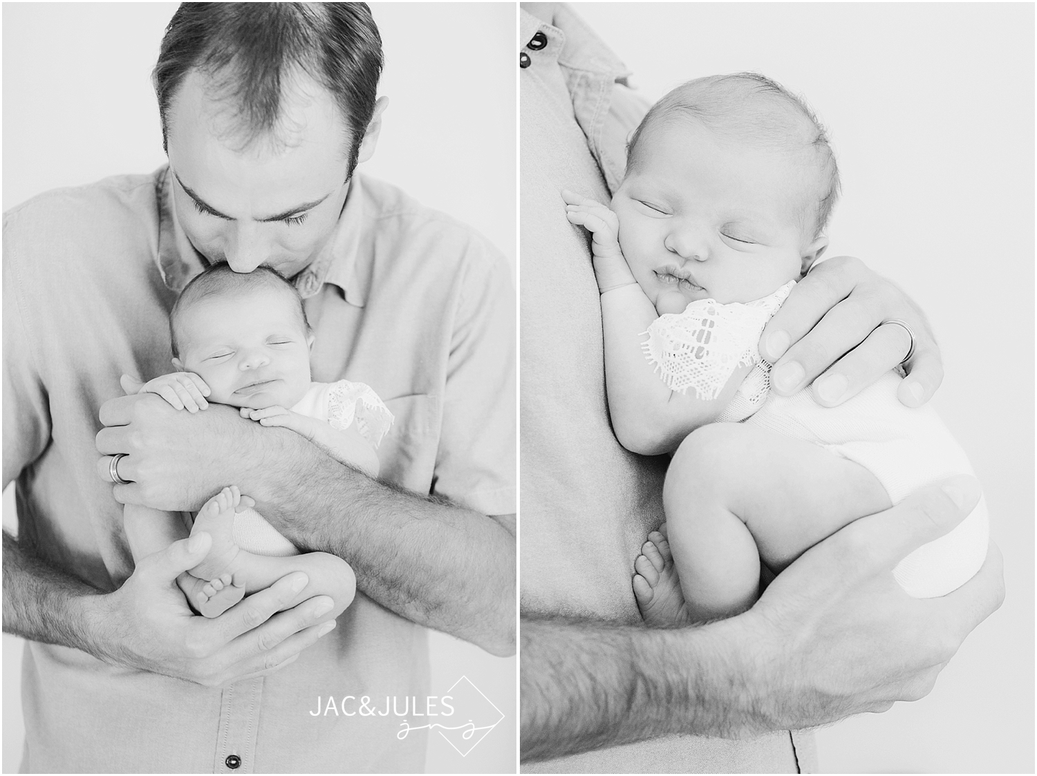 jacnjules photographs newborn baby girl in brick nj