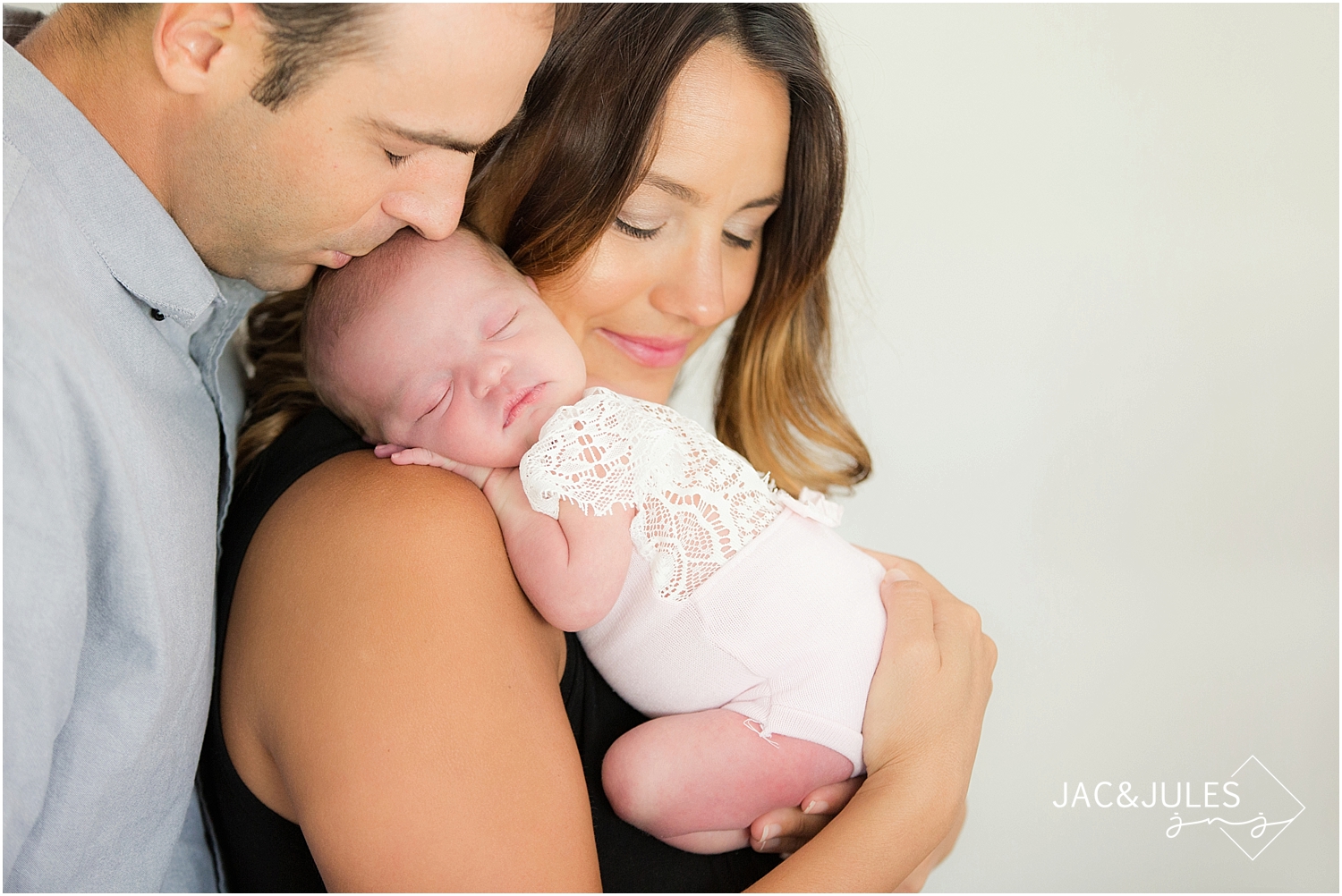 jacnjules photographs newborn baby girl in brick nj
