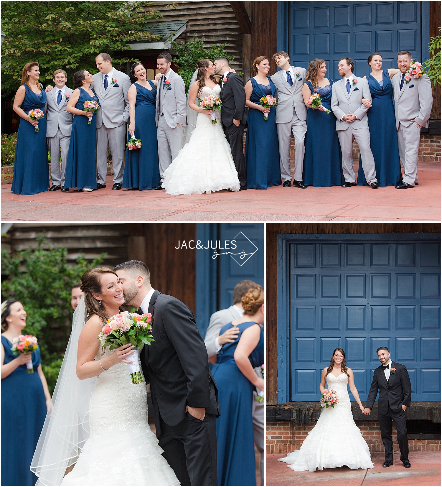 jacnjules photograph a fun bridal party at a festival in Smithville NJ for a wedding