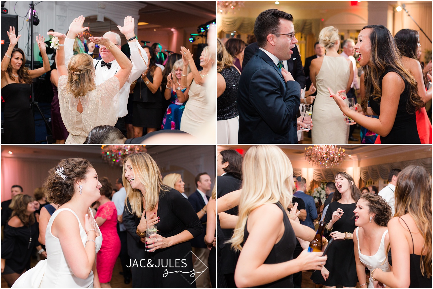 wedding reception at eagle oaks golf and country club in wall, nj.
