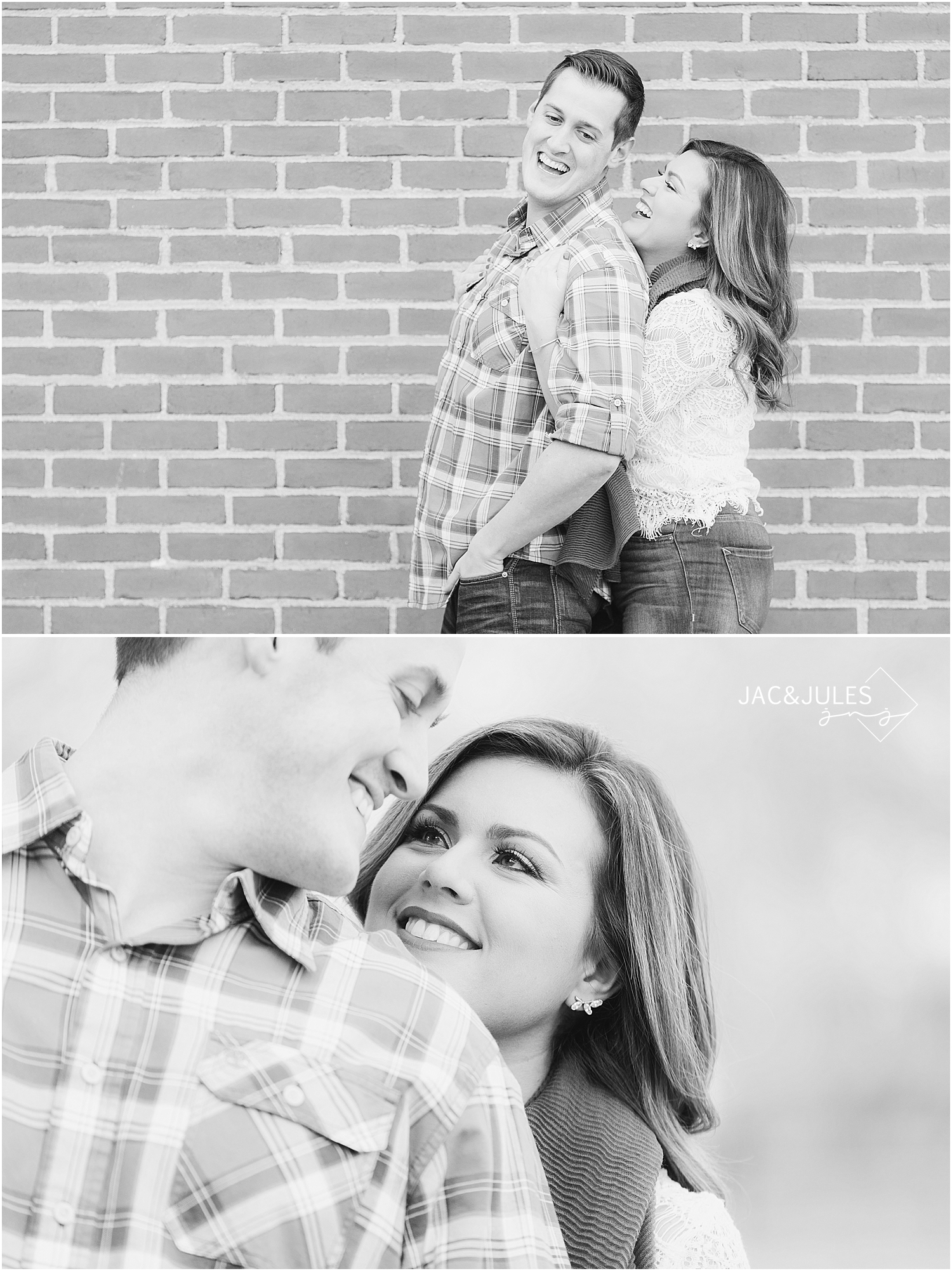 jacnjules photographs fall engagement photos at Liberty State Park in NJ