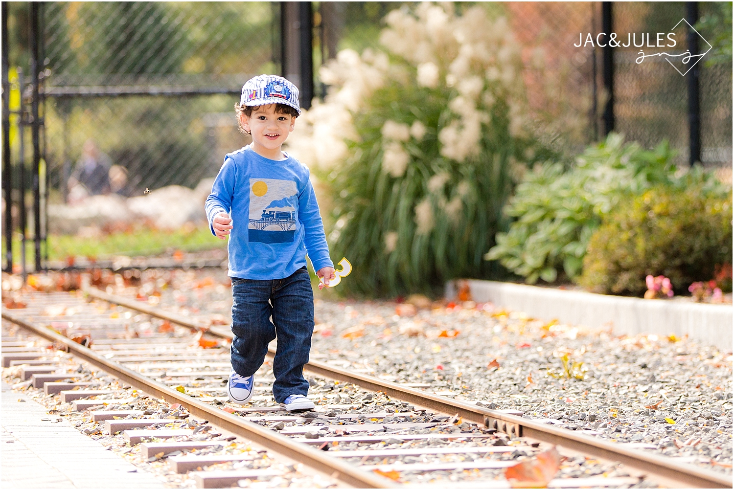 jacnjules photograph train themed birthday party in Paramus, NJ