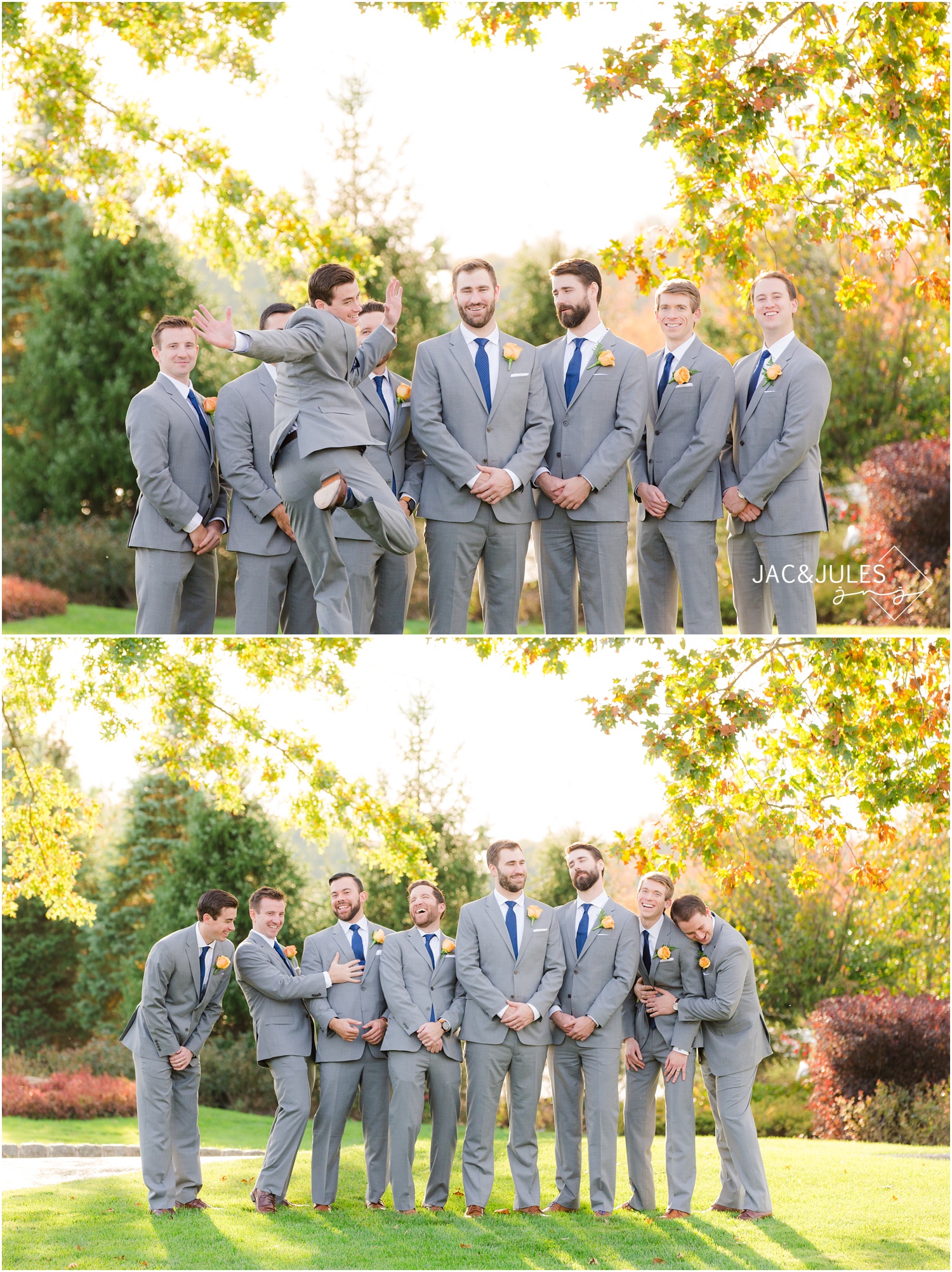 Groomsmen photos for Eagle Oaks Golf and Country Club Wedding