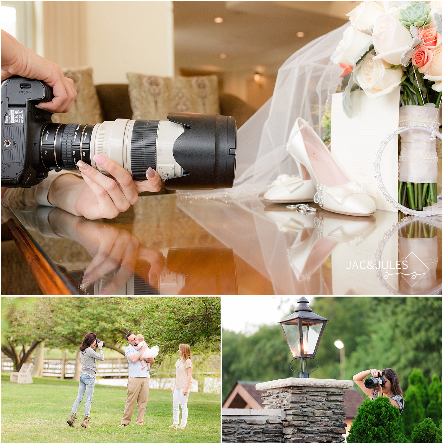 jacnjules goes behind the scenes with nj wedding and family photography