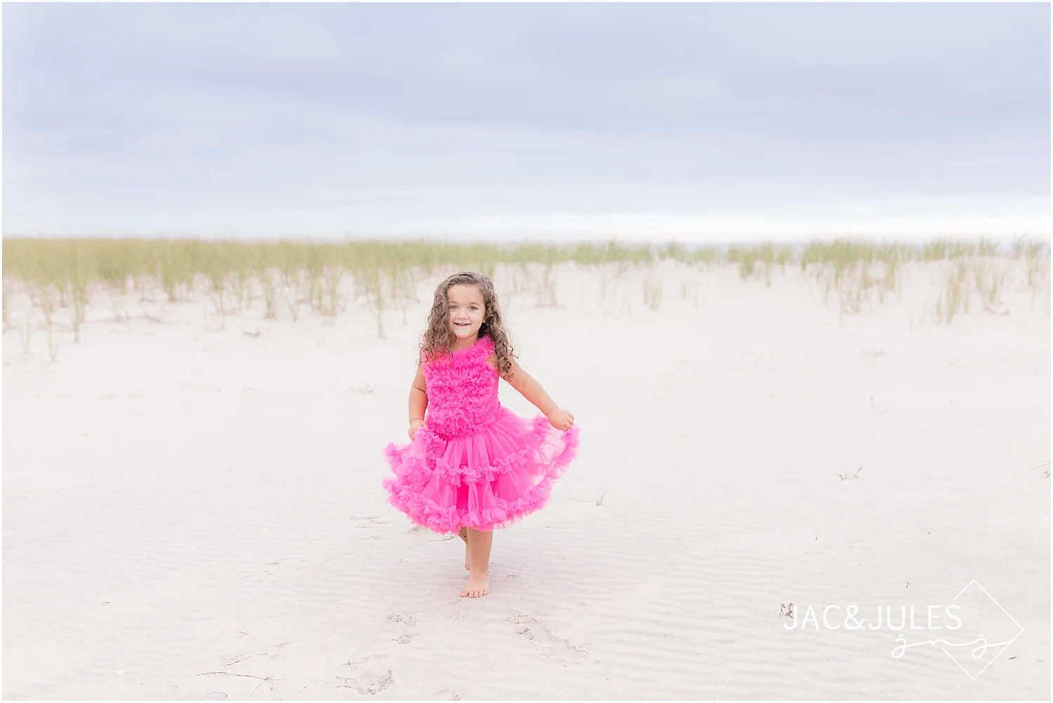 children beach portraits in ocean county nj