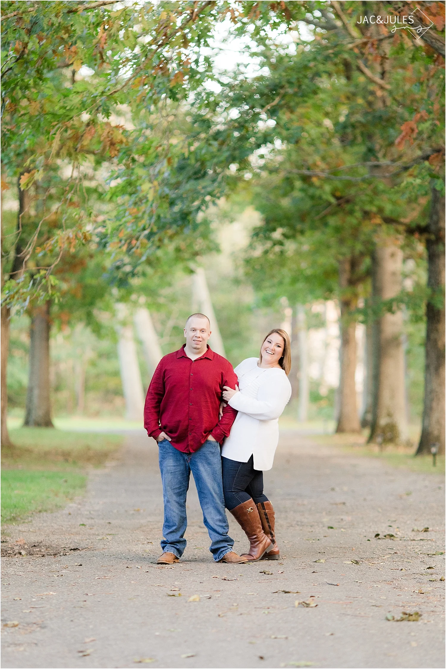 engagement at allaire state park nj