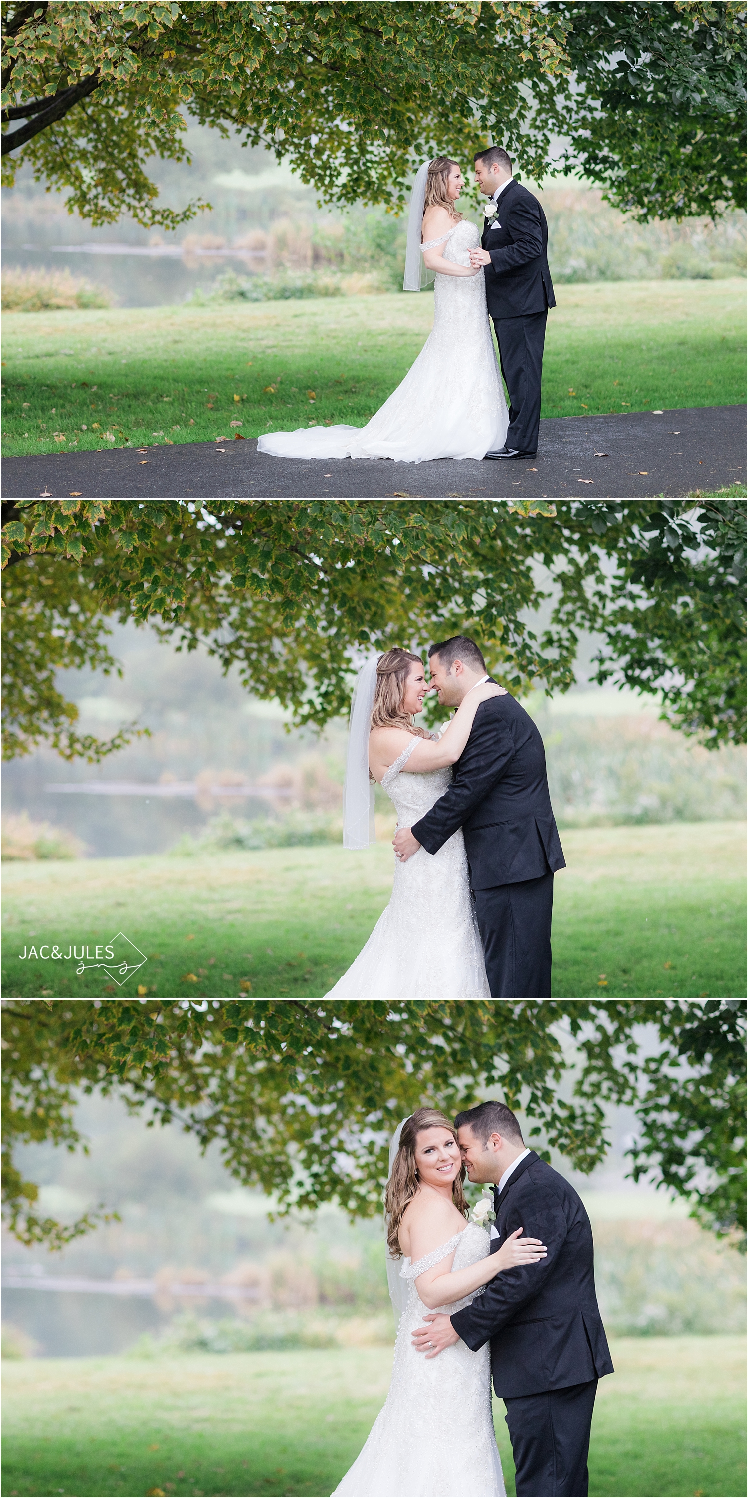 romantic wedding photos at Briant Park