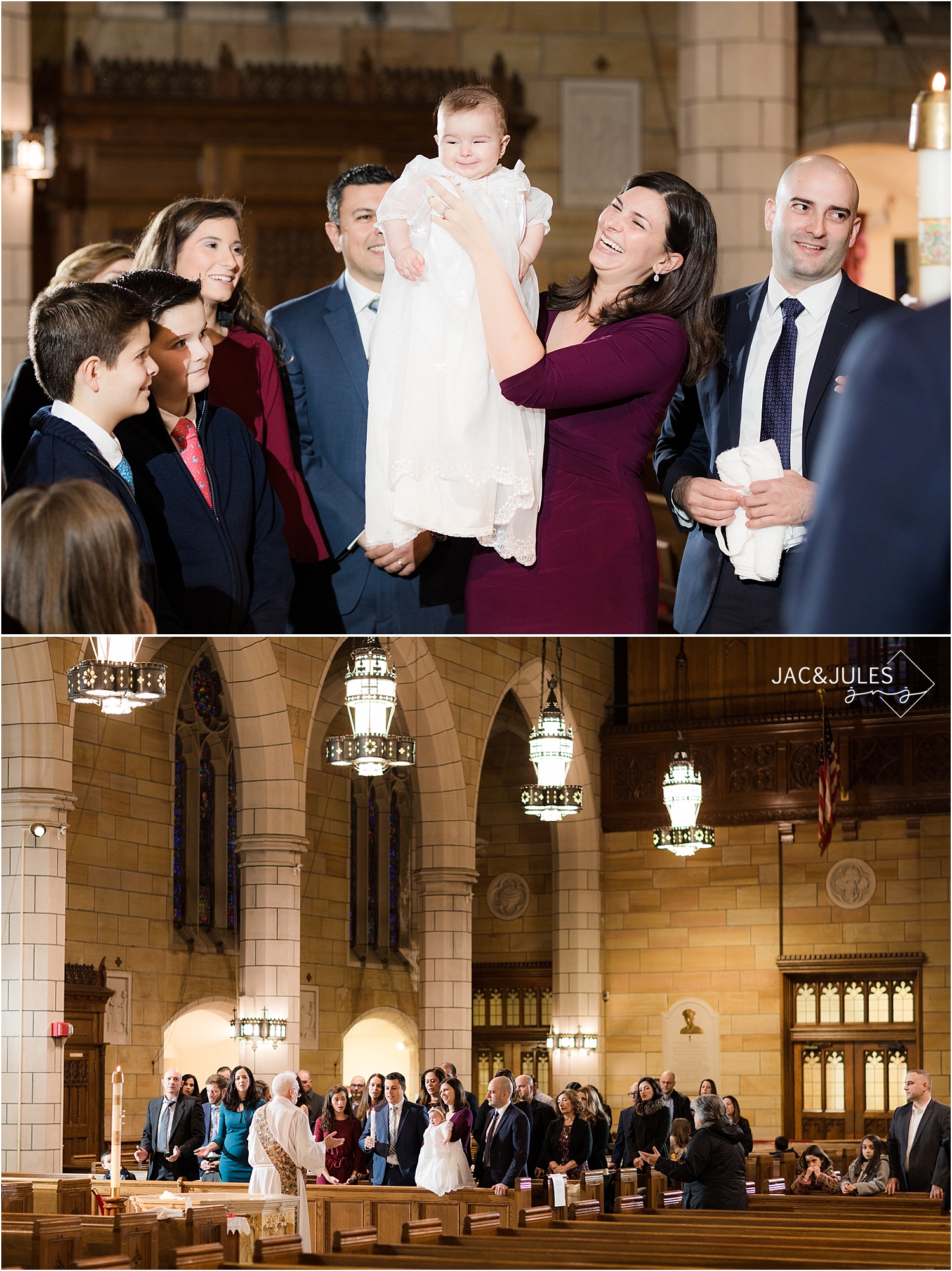 baby girl baptized at church in NNJ