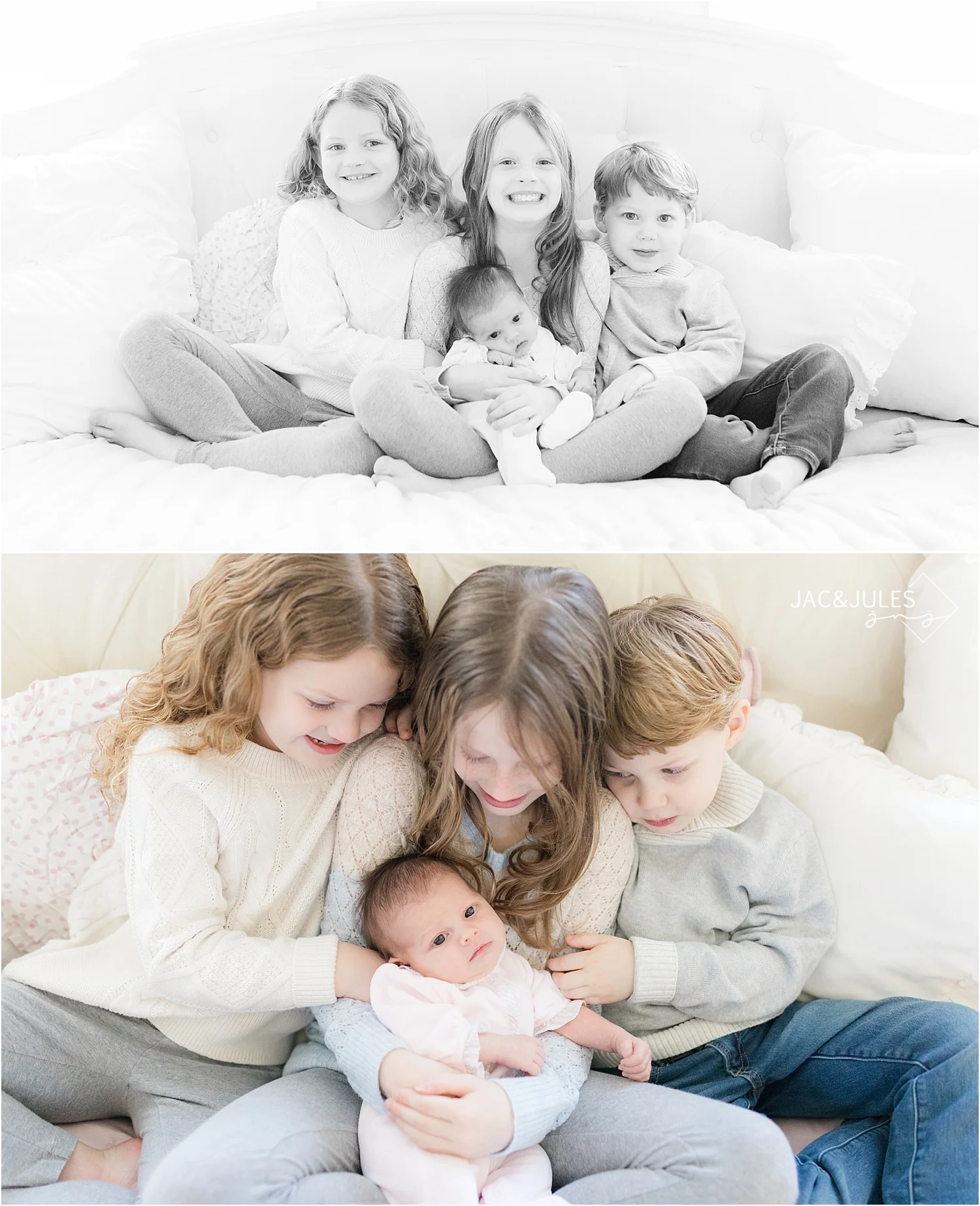 lacey nj family newborn photo at home