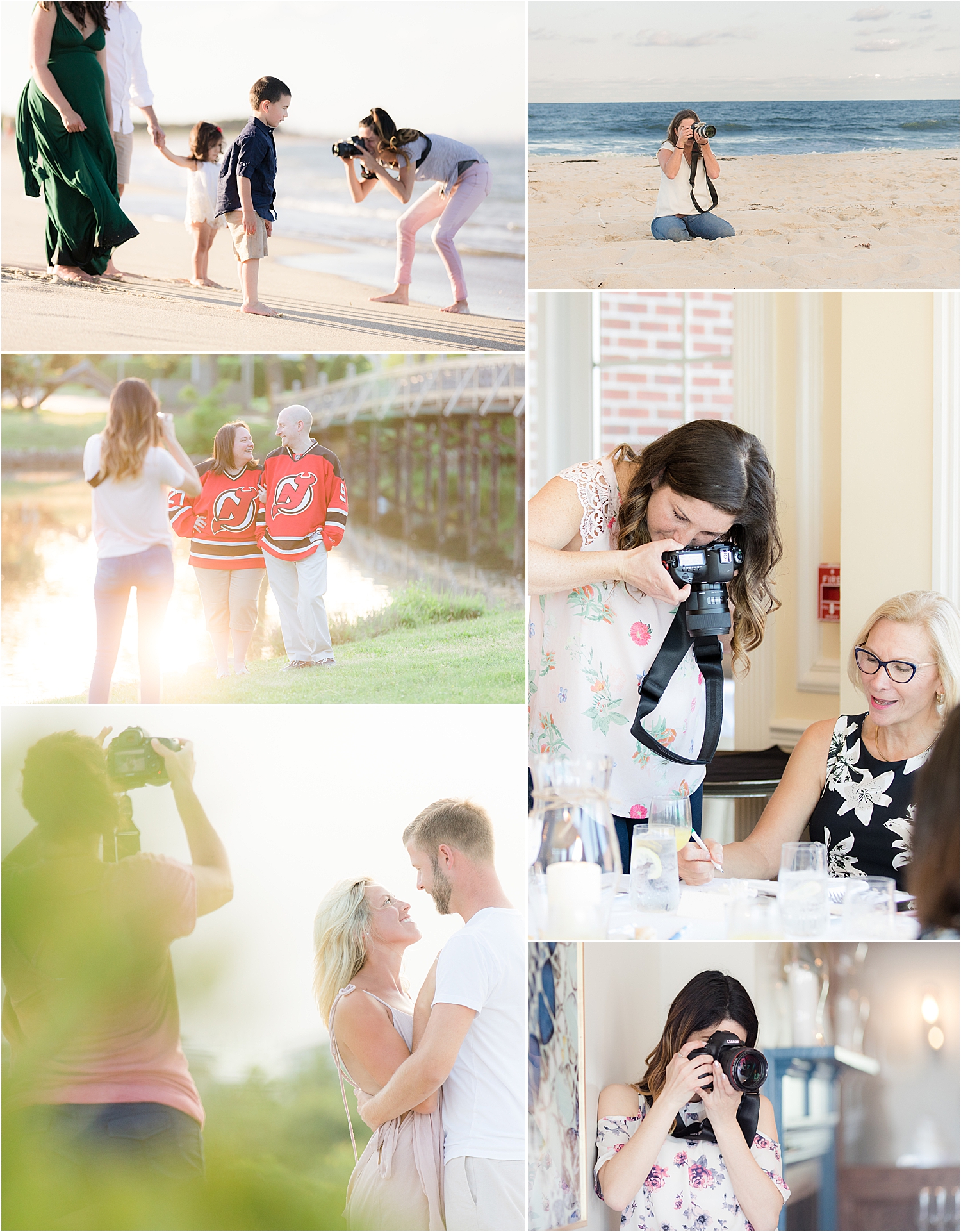 behind the scenes with fun nj family photographers