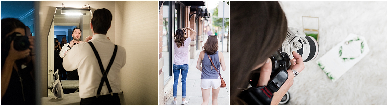 behind the scenes with nj wedding photographers