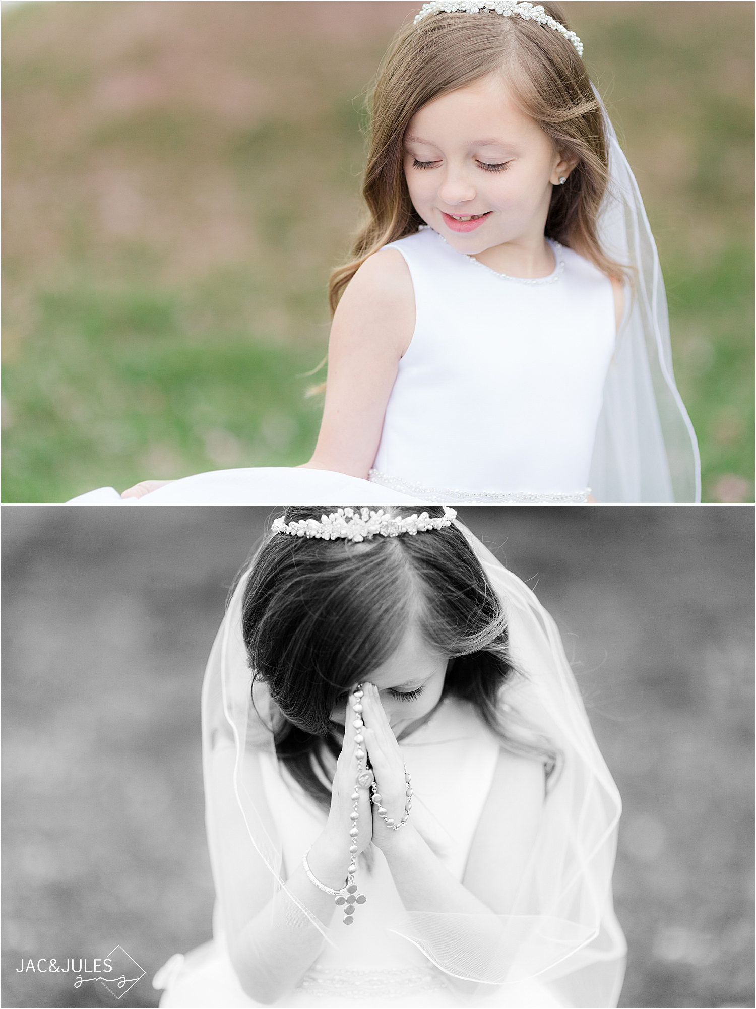 communion photo at divine park in spring lake nj
