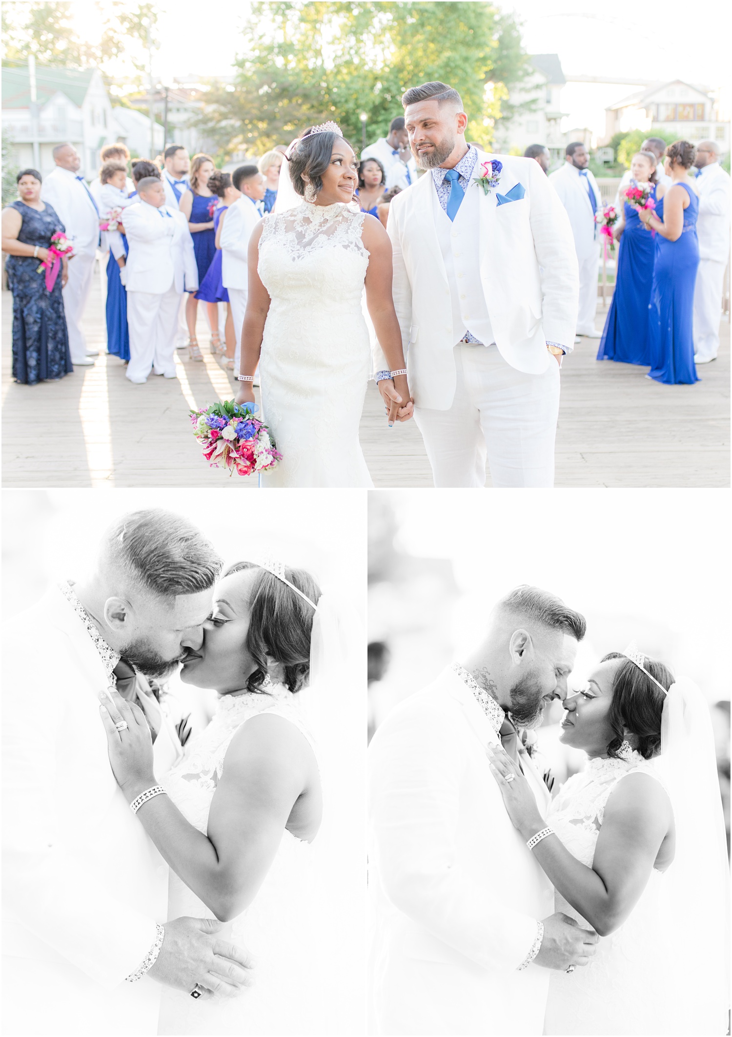 Bride and groom photos in Chesapeake City, MD.