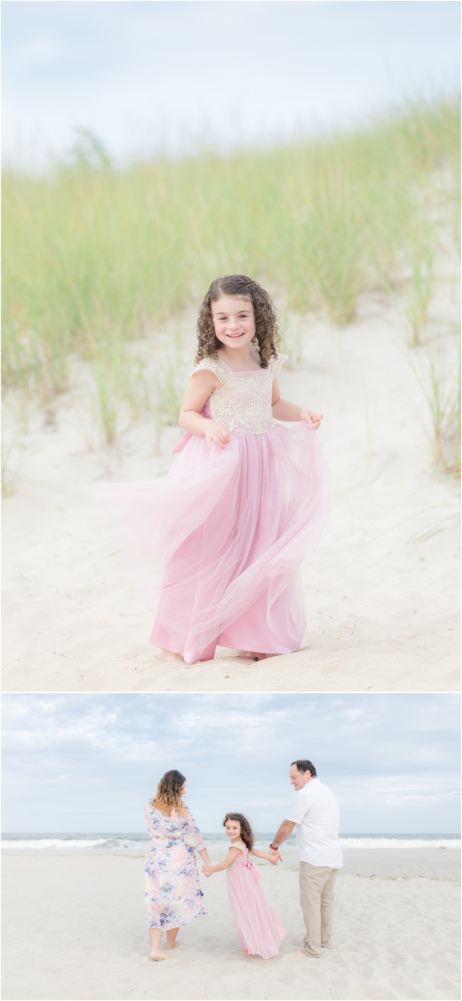 family and birthday photos on the beach in Lavallette, NJ.