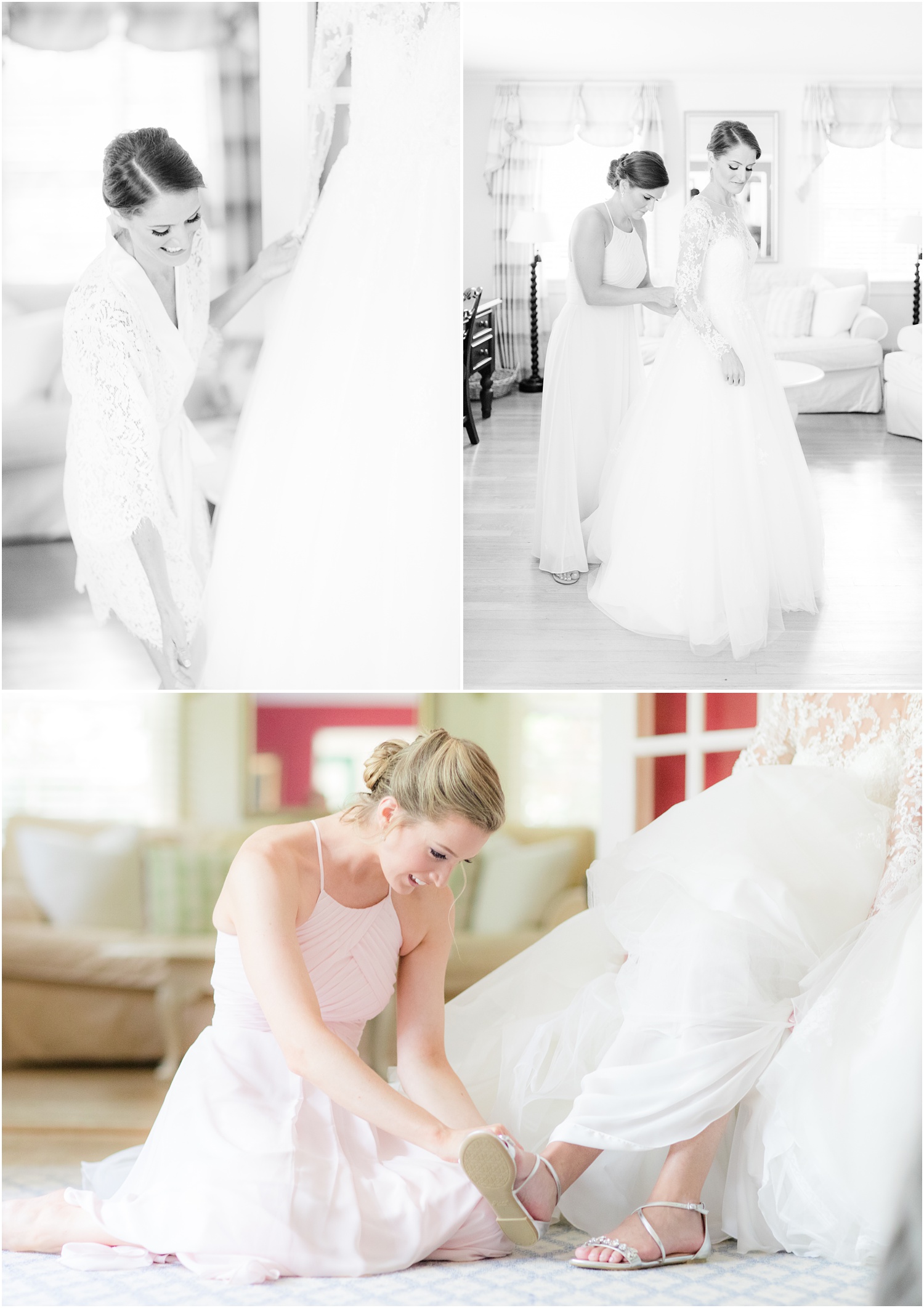 Copy of Bride getting dressed in Short Hills, NJ.