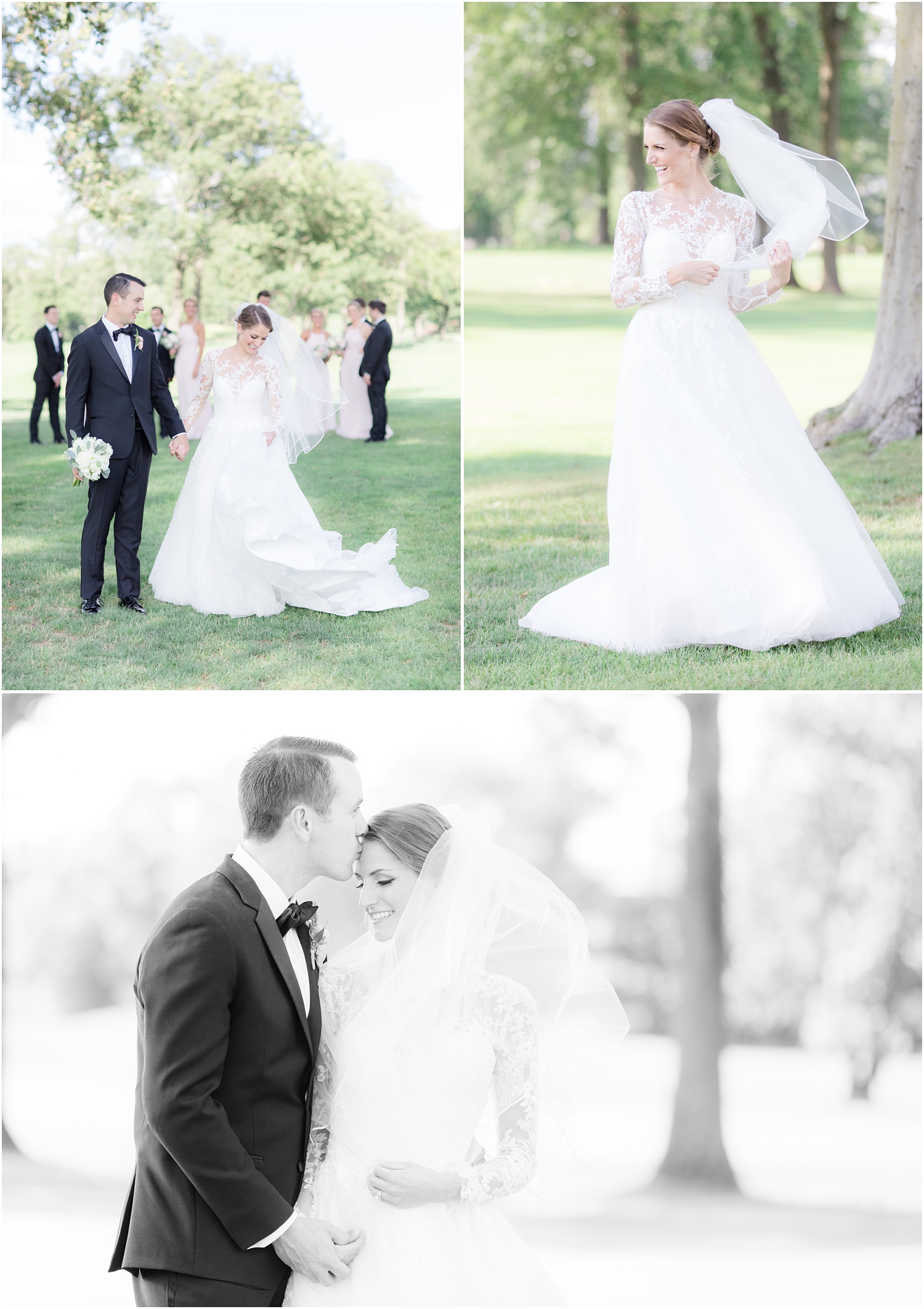 Candid wedding photos at Canoe Brook Country Club