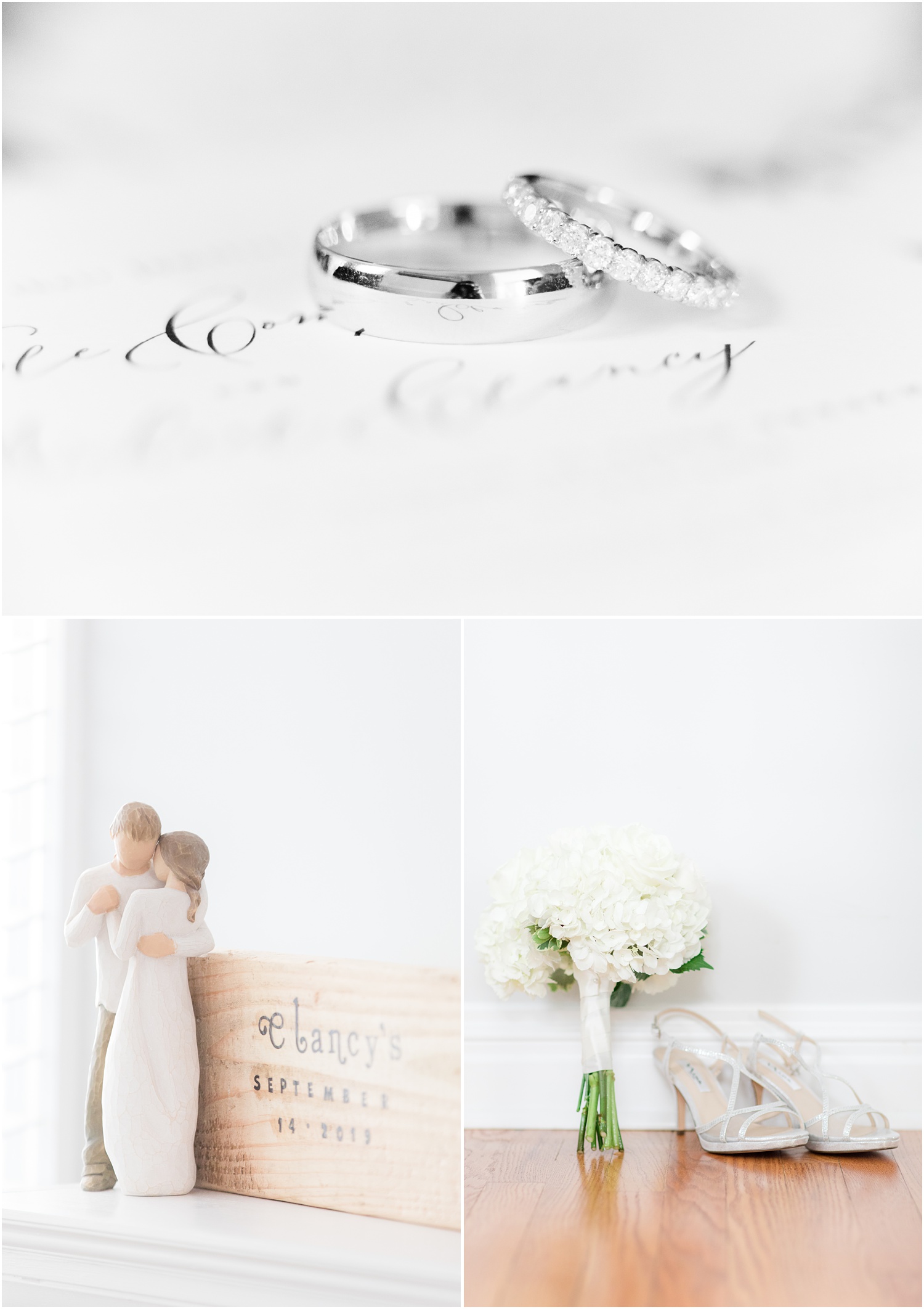 wedding day details during bride prep in Spring Lake, NJ.