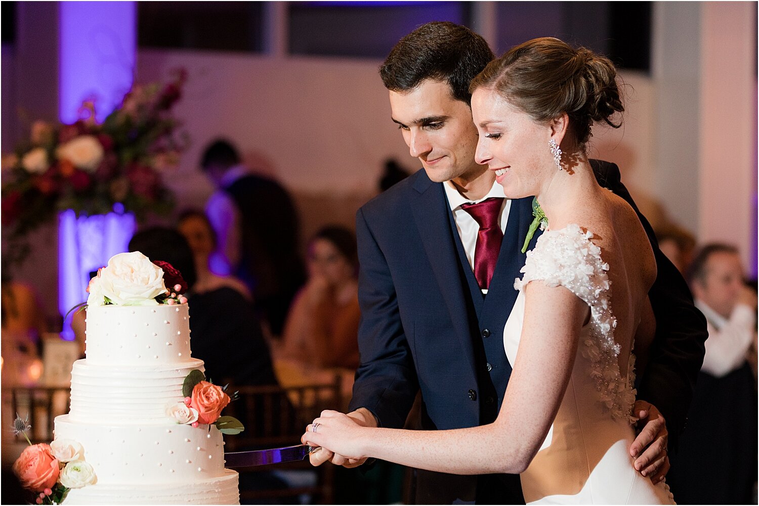 oyster point yacht club wedding photo
