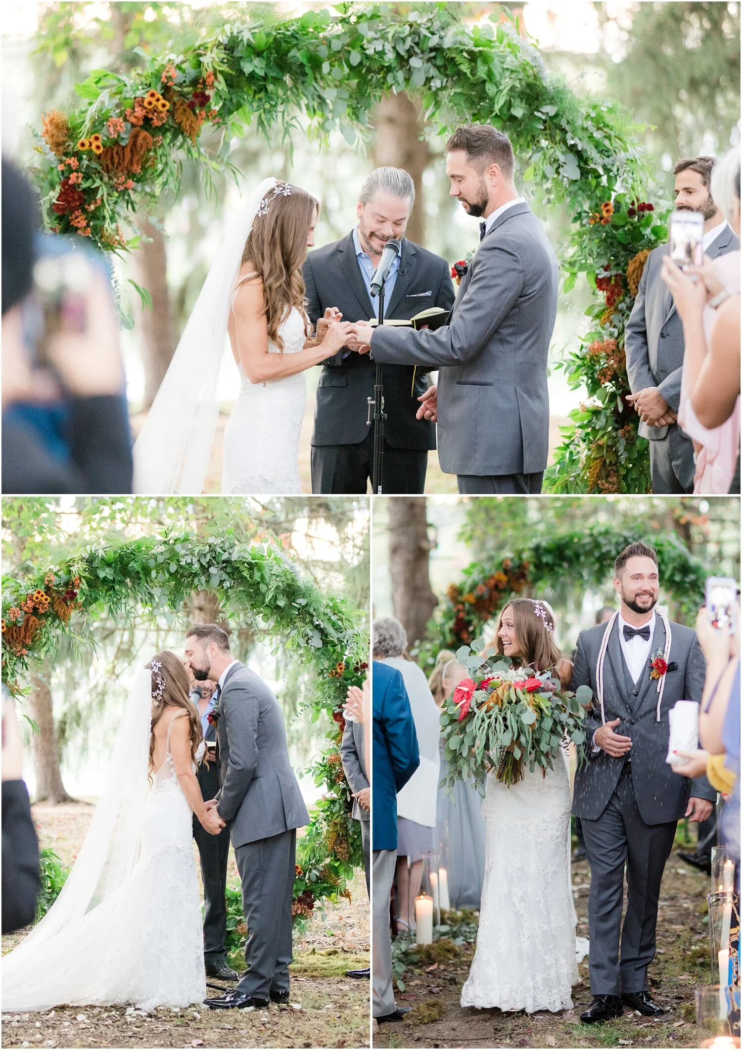 Rustic outdoor wedding venue in NJ.