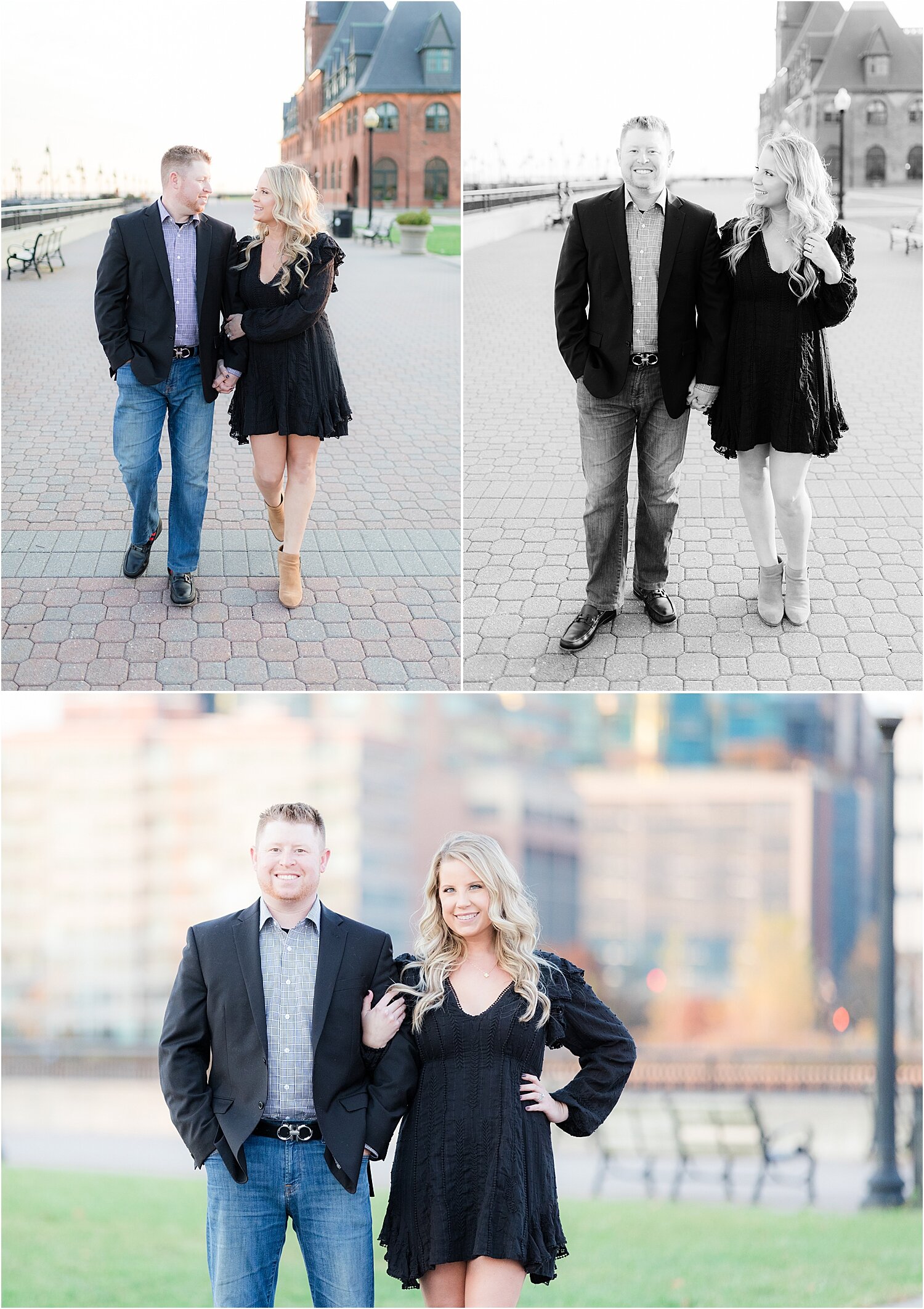 liberty state park couples photo