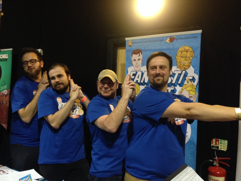 Once upon a time there were four little podcasters who went away to a comics convention...