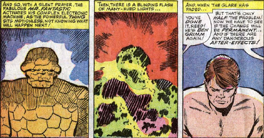 Fantastic Four #32, page 2, panels 1-3