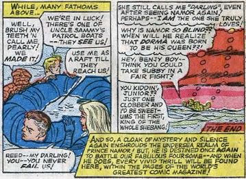 Fantastic Four #33, page 20, panels 7-8