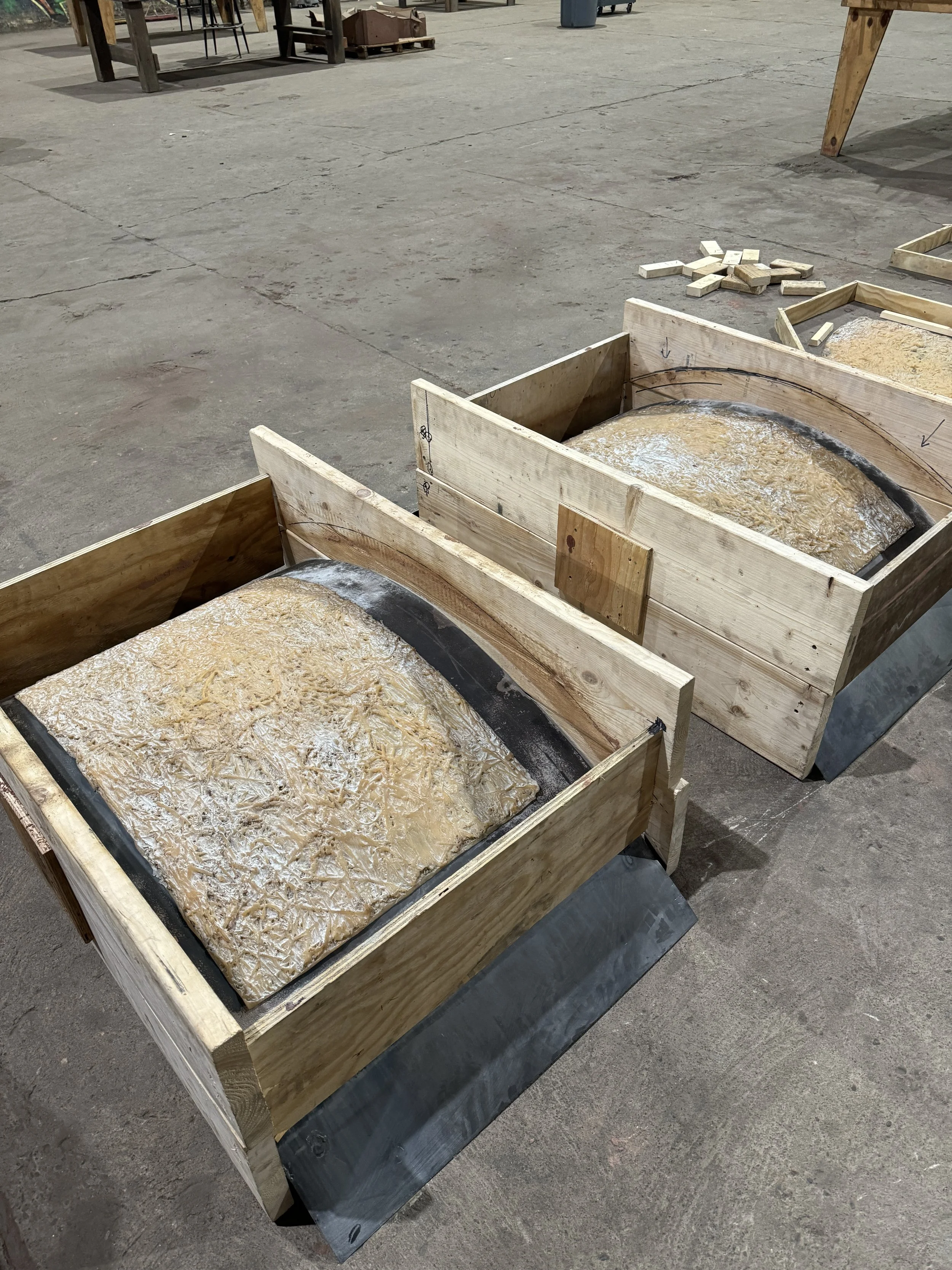  rubber pattern prep for sand mold     