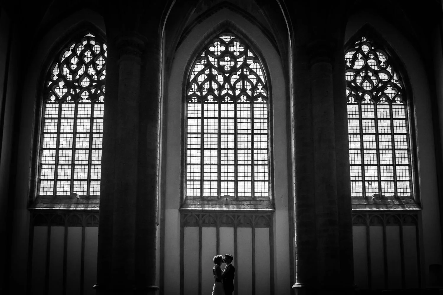 bruidsfotografie grote kerk Breda
