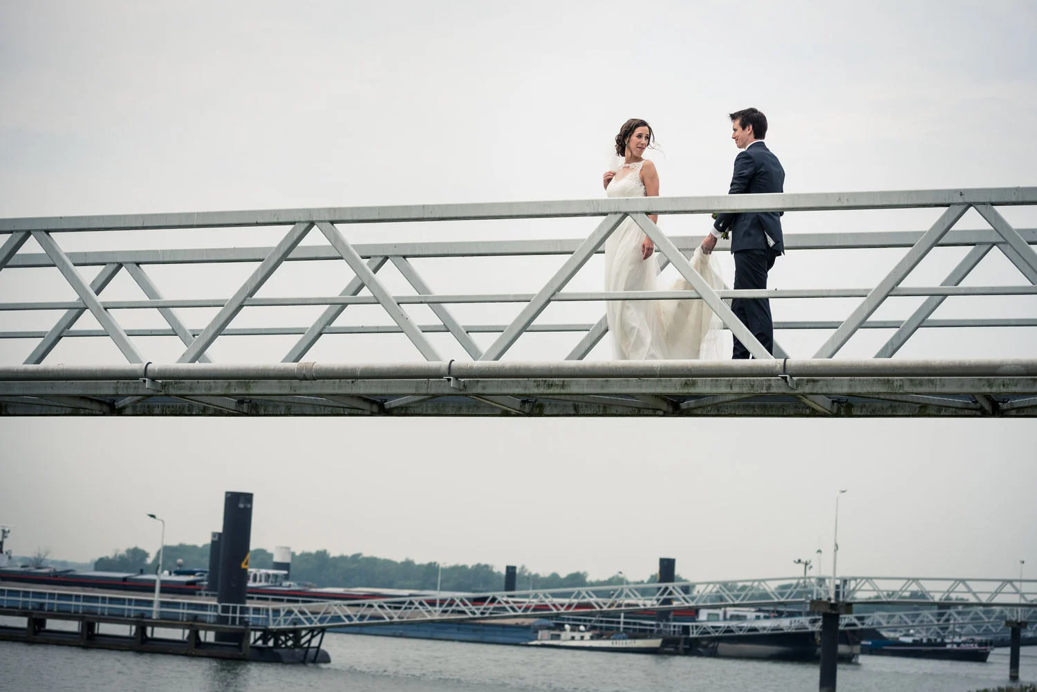 waakkade aanlegsteiger bruidsfotograaf cfoto