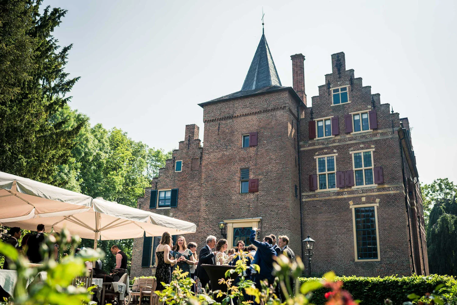 borrel receptie kasteel wijenburg huwelijk