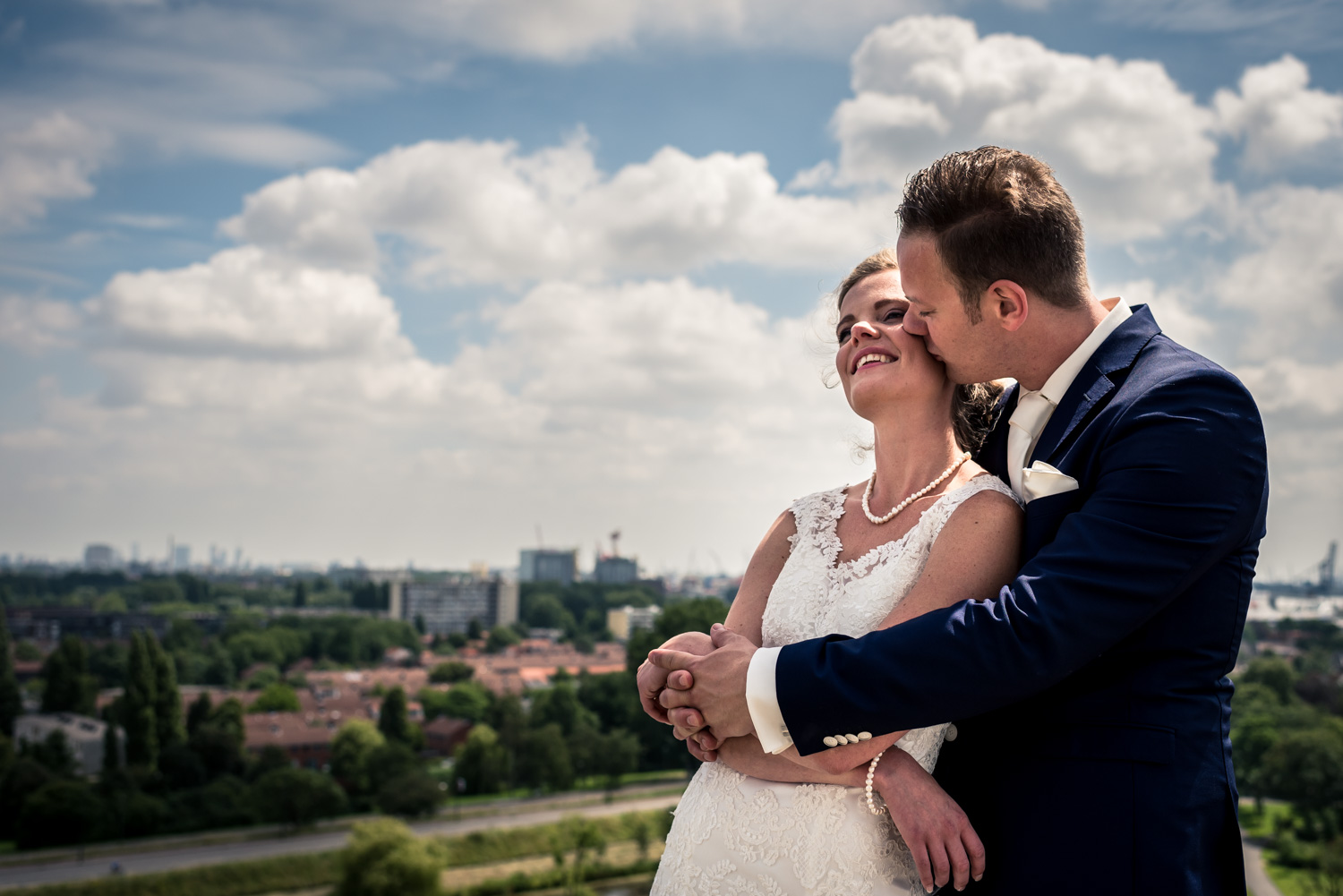 liefde op de watertoren Vlaardingen Rotterdam, trouwfotograaf Cfoto