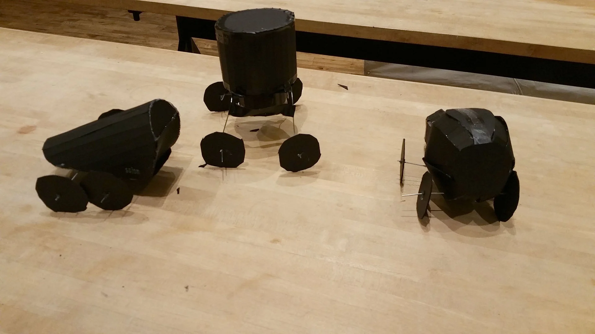 "Environmental Stealth" depaving, seed planting, and grass depositing robots